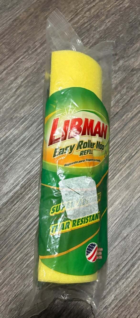 2 Libman Easy Roller Mop Refill Genuine Super Absorbent Tear Resistant New